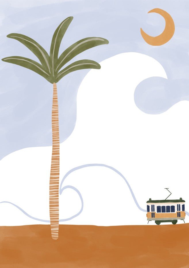 Little Tram by Ivy Green Illustrations