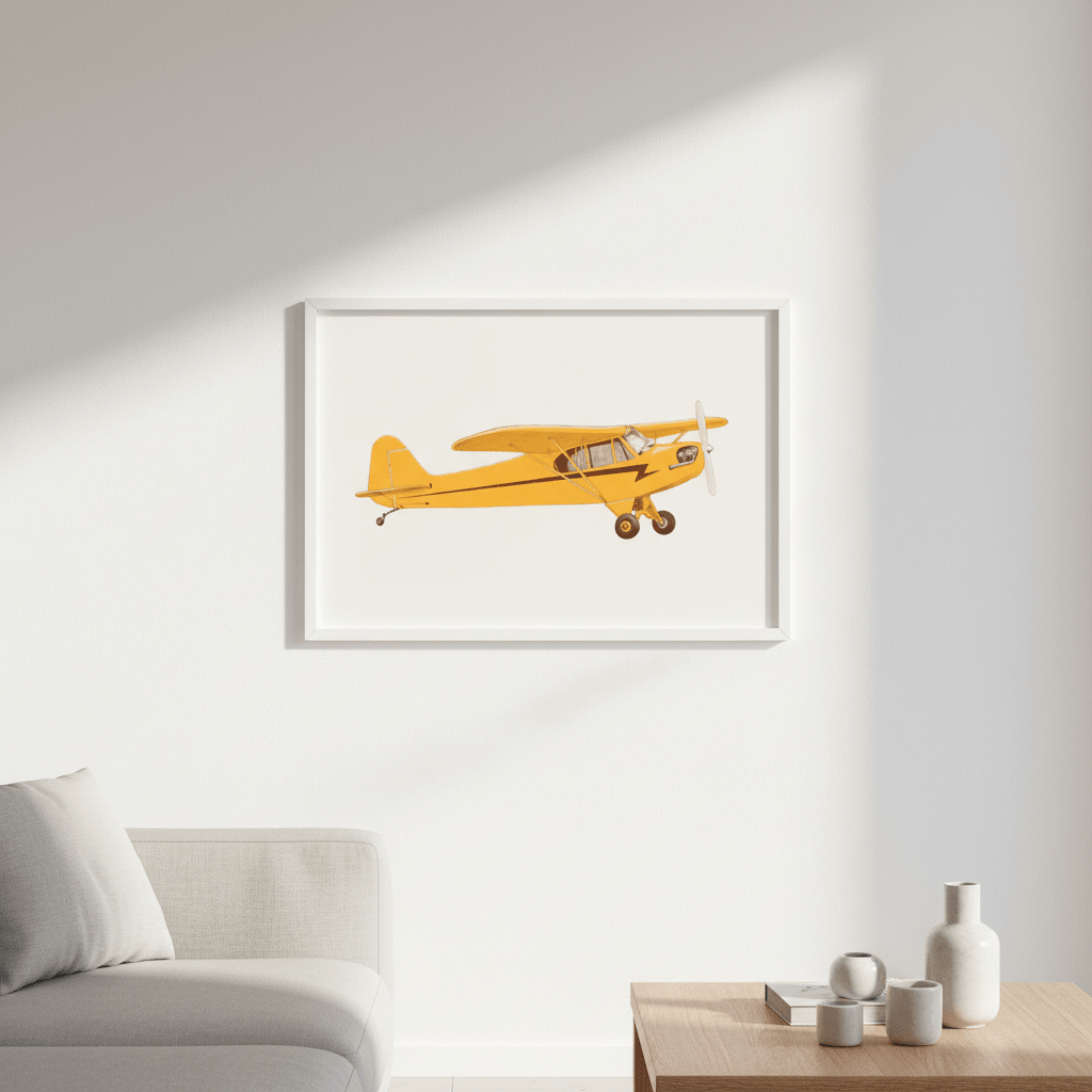 Little Yellow Club Piper Club by Florent Bodart wall - art - picture - poster
