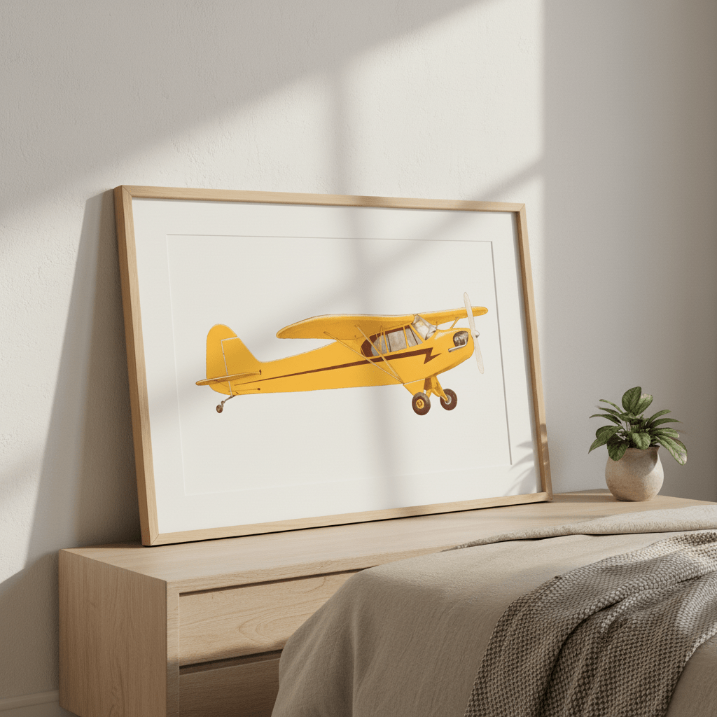 Little Yellow Club Piper Club by Florent Bodart wall - art - picture - poster