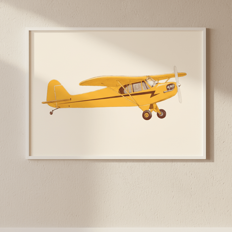 Little Yellow Club Piper Club by Florent Bodart wall - art - picture - poster
