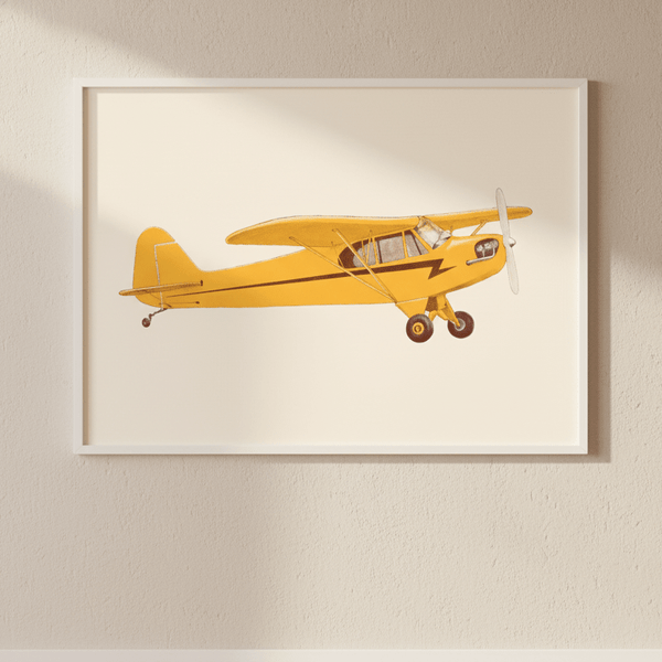 Little Yellow Club Piper Club by Florent Bodart | Art & Canvas Print