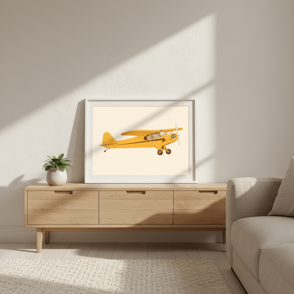 Little Yellow Club Piper Club by Florent Bodart wall - art - picture - poster