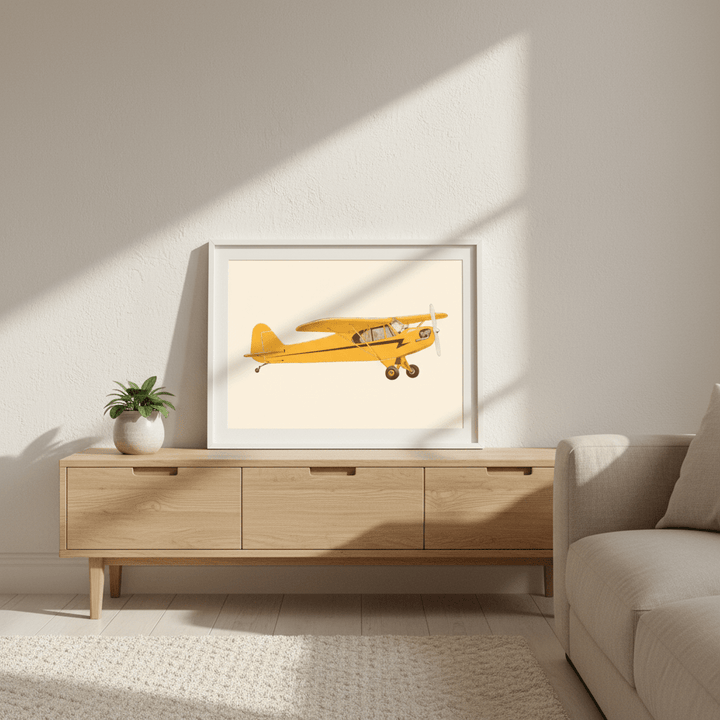 Little Yellow Club Piper Club by Florent Bodart wall - art - picture - poster