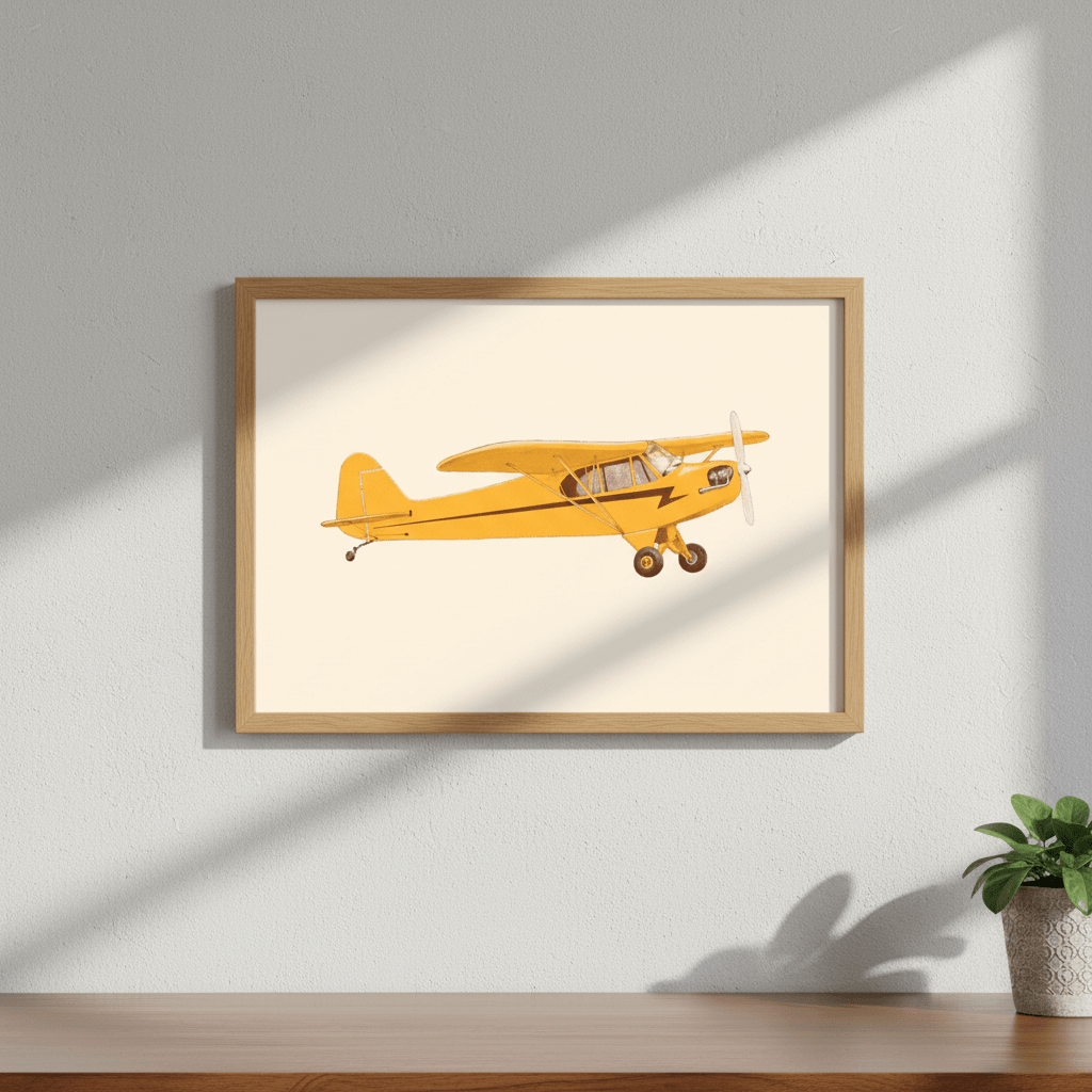 Little Yellow Club Piper Club by Florent Bodart wall - art - picture - poster