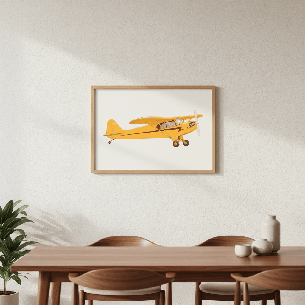 Little Yellow Club Piper Club by Florent Bodart wall - art - picture - poster