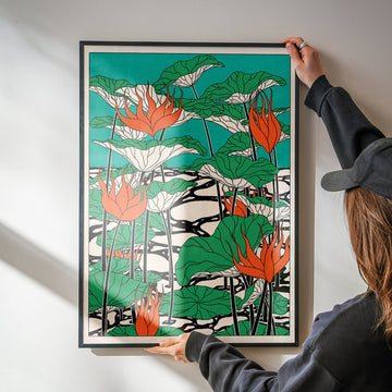 Livin La Vida Lotus Gruen by Lisa Goebel wall - art - picture - poster