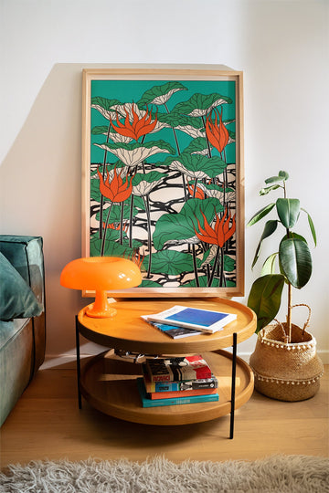Livin La Vida Lotus Gruen by Lisa Goebel wall - art - picture - poster