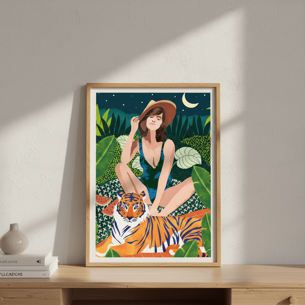 Living in the Jungle by 83 Oranges wall - art - picture - poster