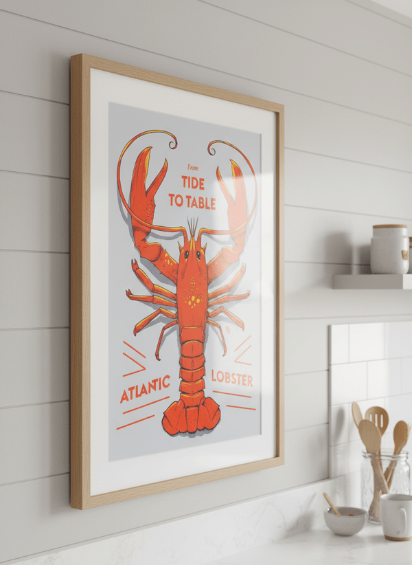 Lobster Orange By Mark Harrison | Art & Canvas Print