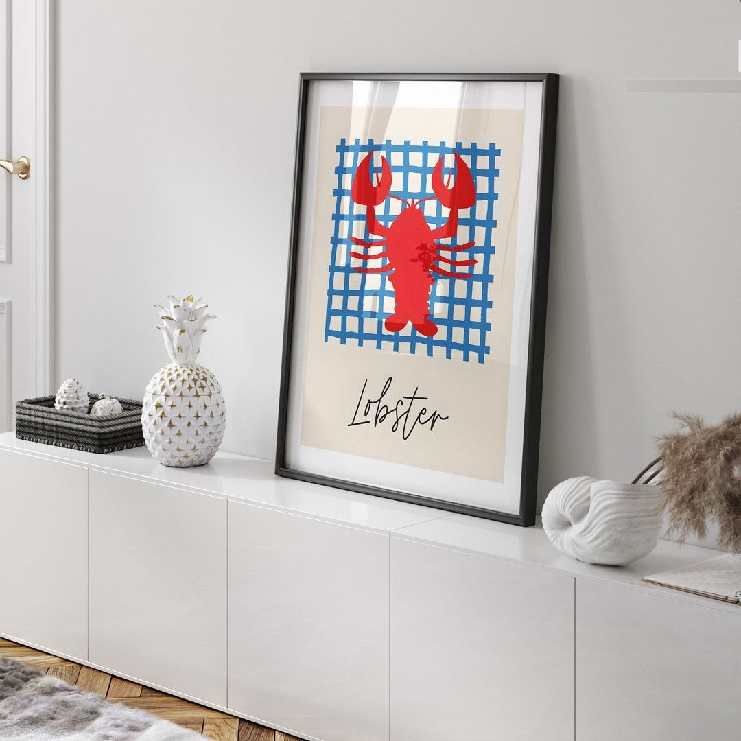 Lobster Santorini Kitchen Print - Style My Wall