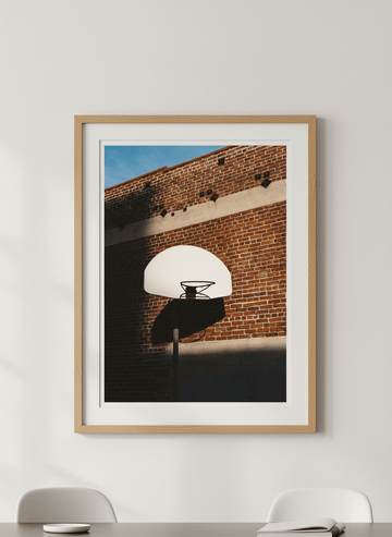 Contemporary wall art featured in a bright modern office workspace