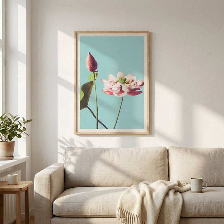 Lotus Flower Vintage by Ogawa Kazumasa wall - art - picture - poster