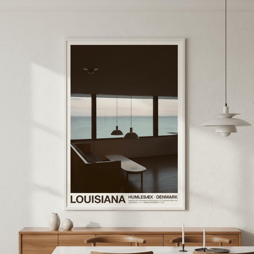 Louisiana Museum by Florent Bodart wall - art - picture - poster