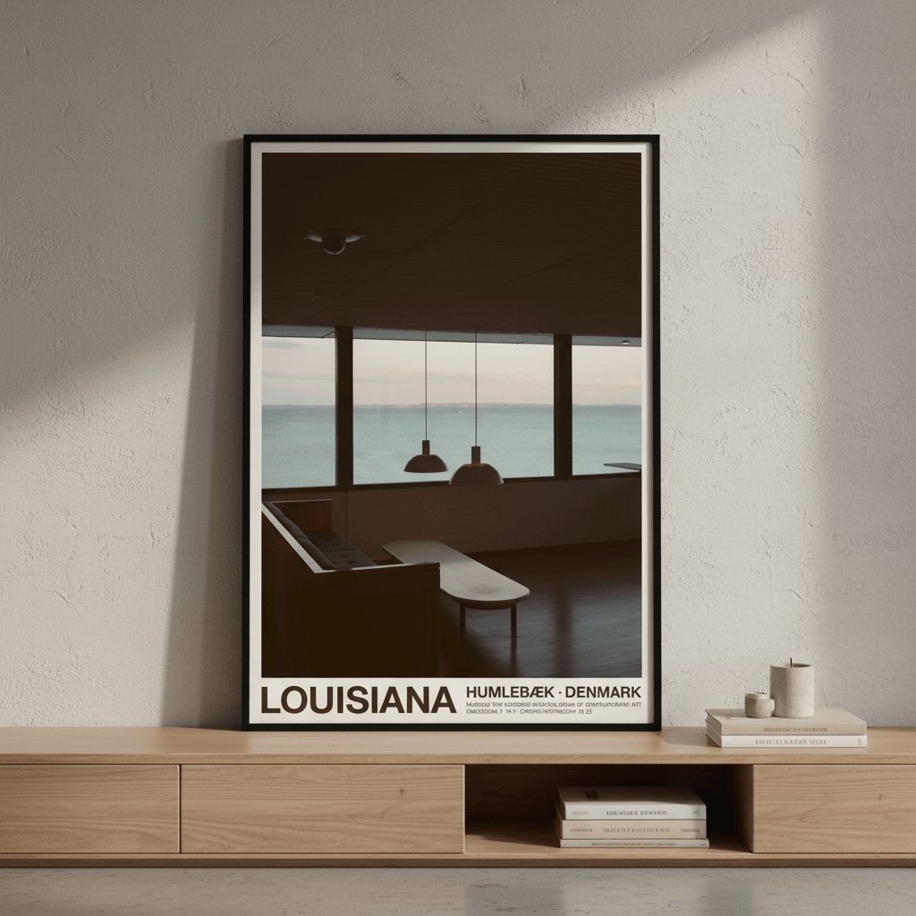 Louisiana Museum by Florent Bodart wall - art - picture - poster