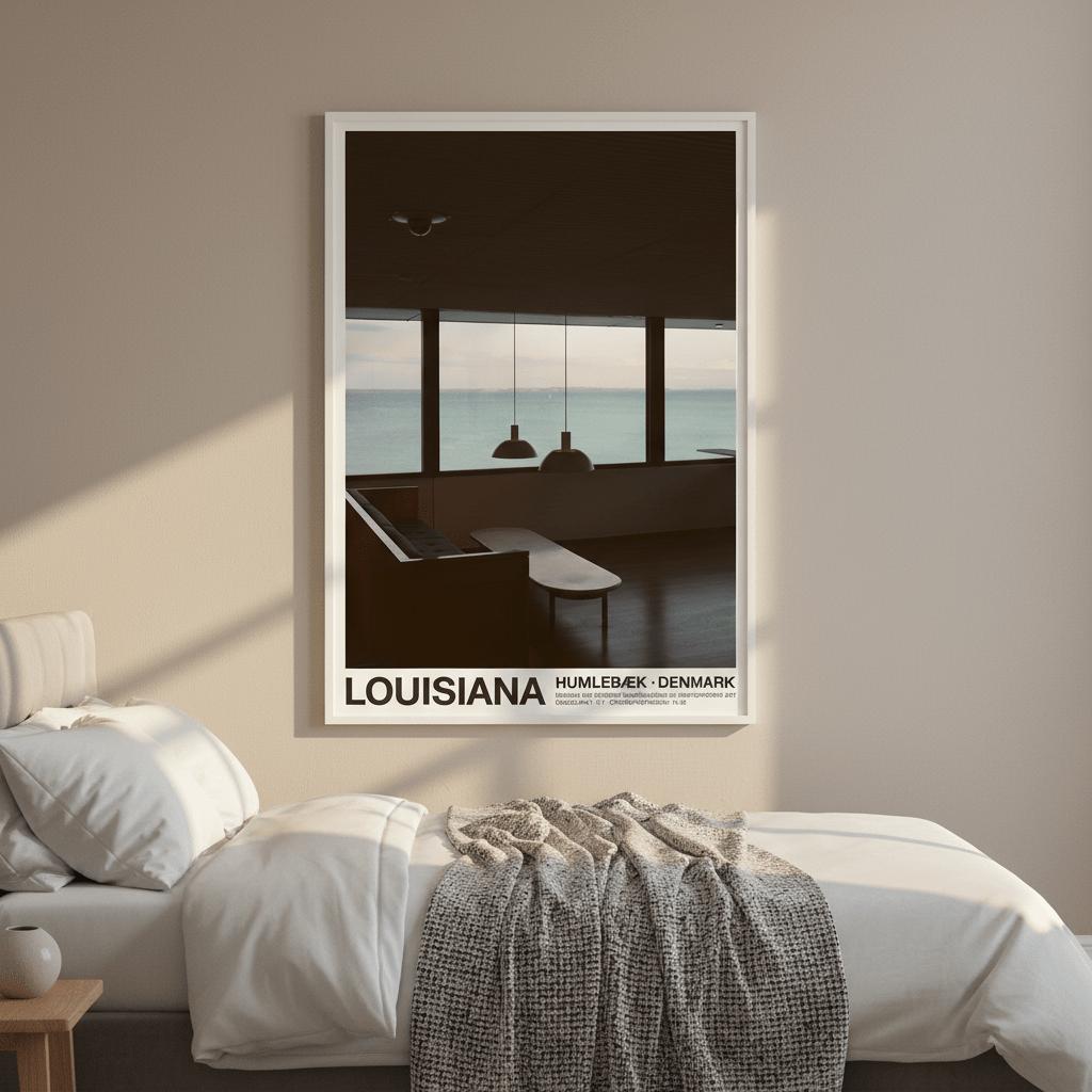 Louisiana Museum by Florent Bodart wall - art - picture - poster