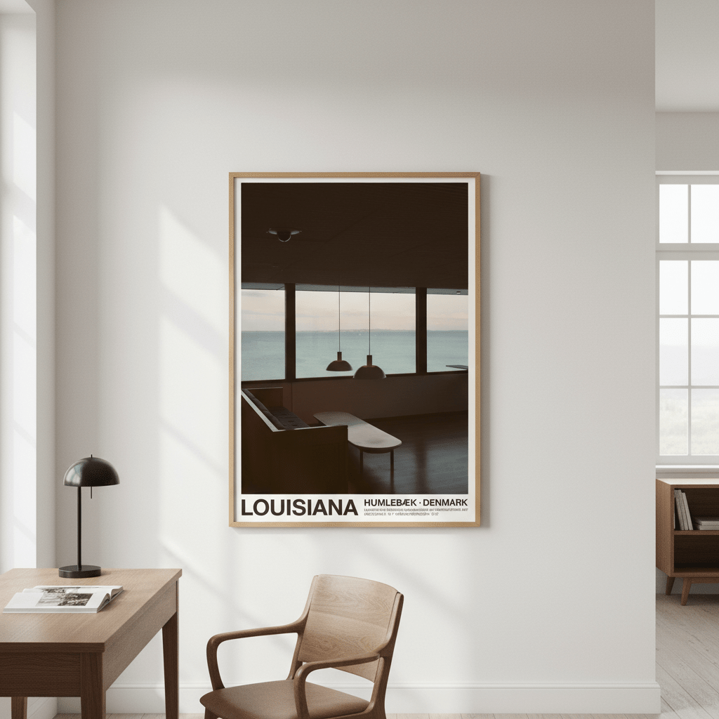 Louisiana Museum by Florent Bodart wall - art - picture - poster