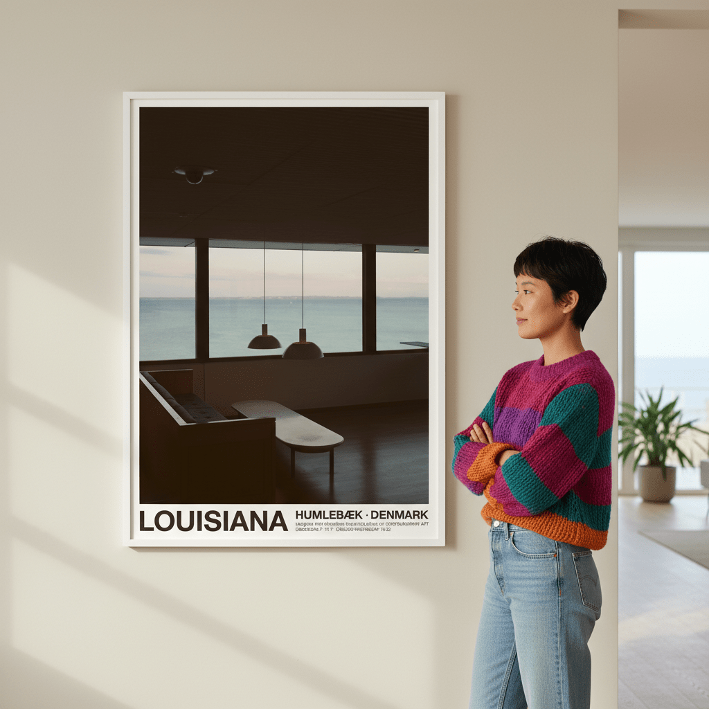 Louisiana Museum by Florent Bodart wall - art - picture - poster