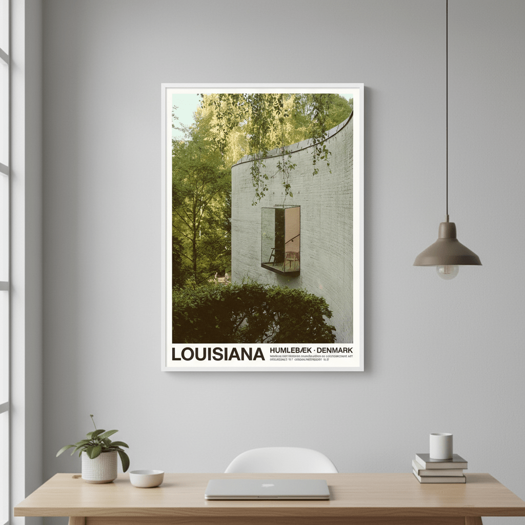 Louisiana Museum of Modern Art by Florent Bodart wall - art - picture - poster