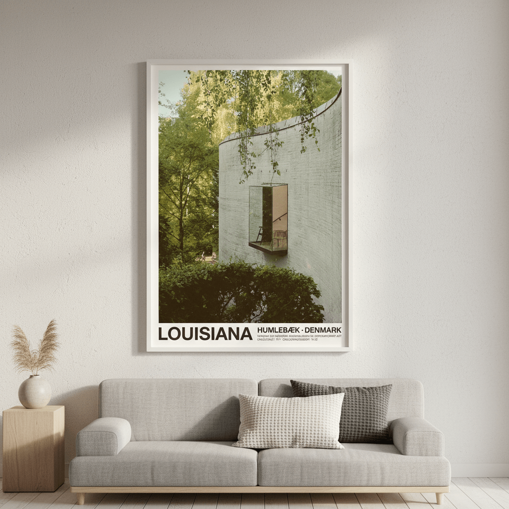 Louisiana Museum of Modern Art by Florent Bodart wall - art - picture - poster