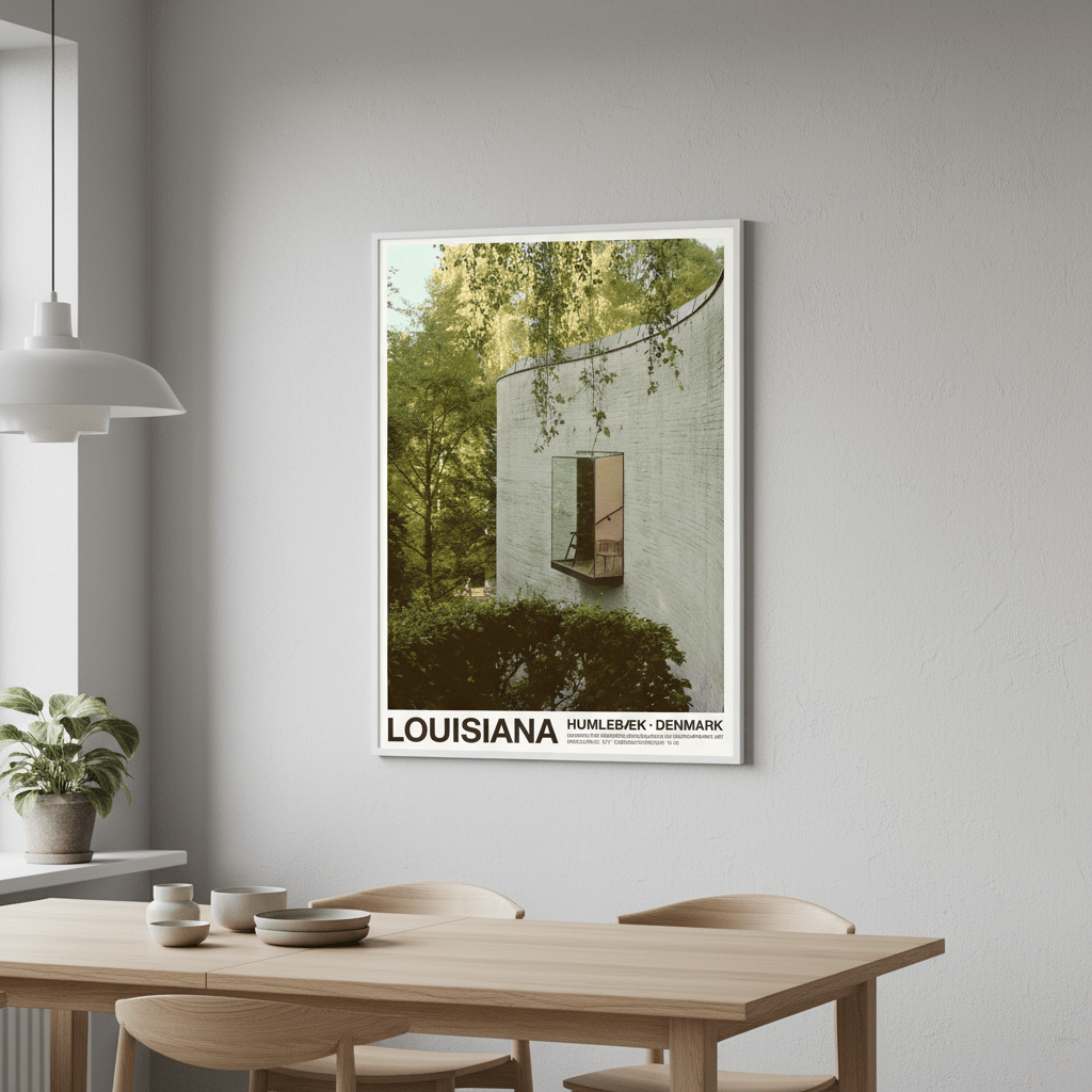 Louisiana Museum of Modern Art by Florent Bodart wall - art - picture - poster