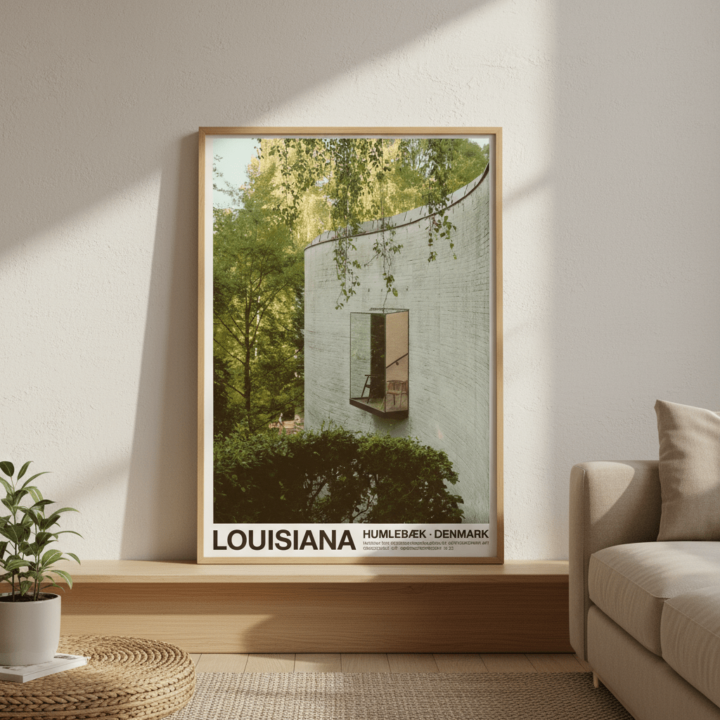 Louisiana Museum of Modern Art by Florent Bodart wall - art - picture - poster