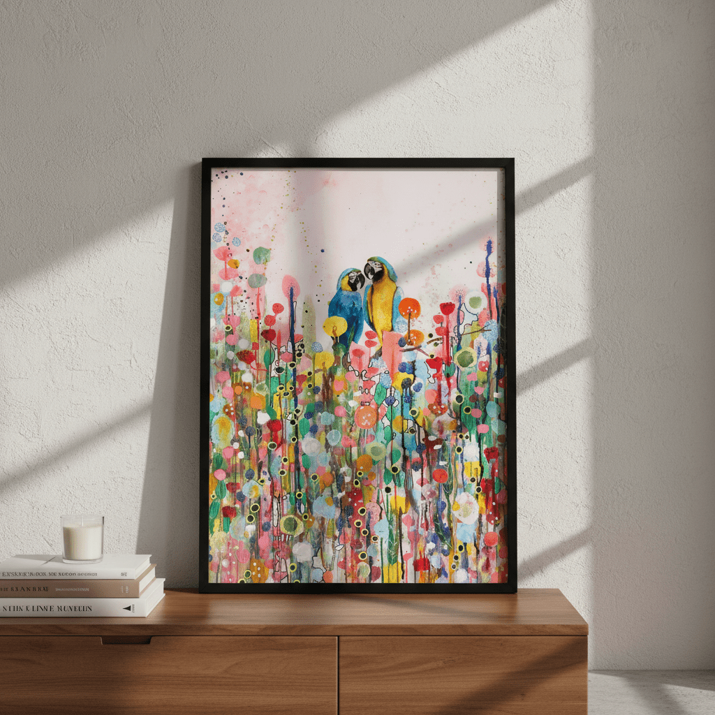 Love Feather by Sylvie Demers wall - art - picture - poster
