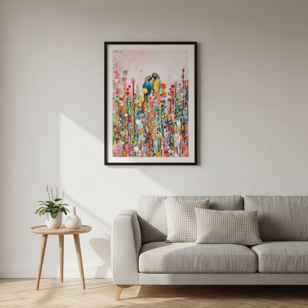 Love Feather by Sylvie Demers wall - art - picture - poster
