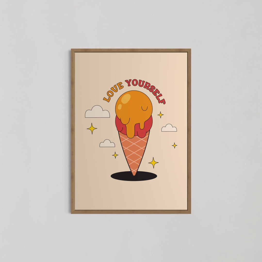 Love Your Self Cone Wall Art - Style My Wall