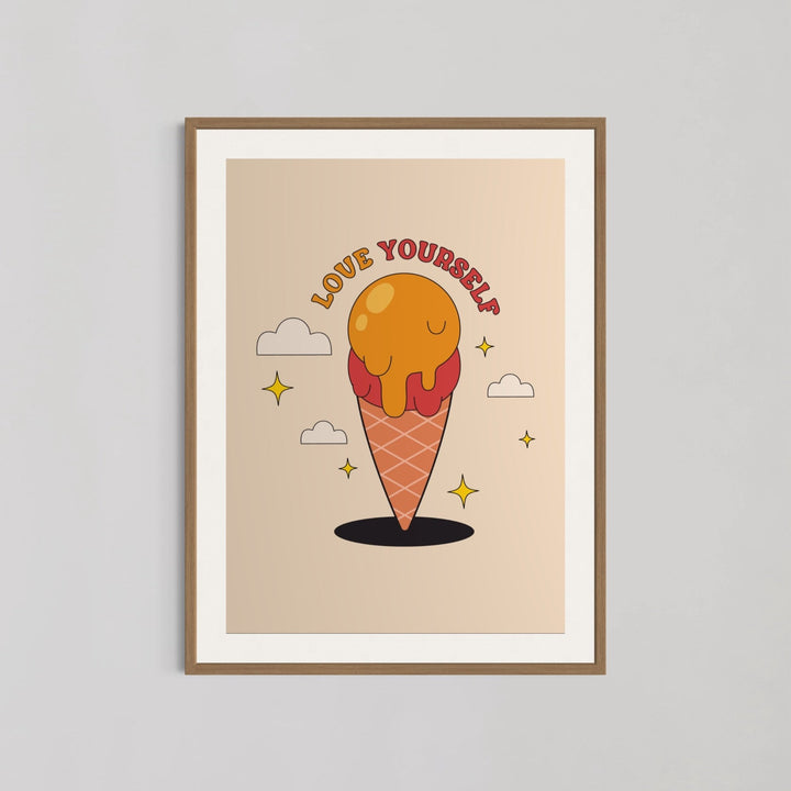 Love Your Self Cone Wall Art - Style My Wall