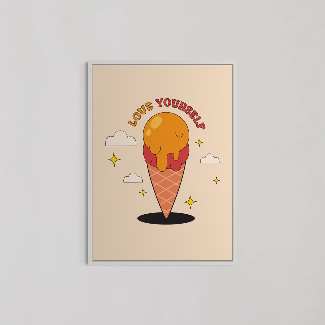 Love Your Self Cone Wall Art - Style My Wall