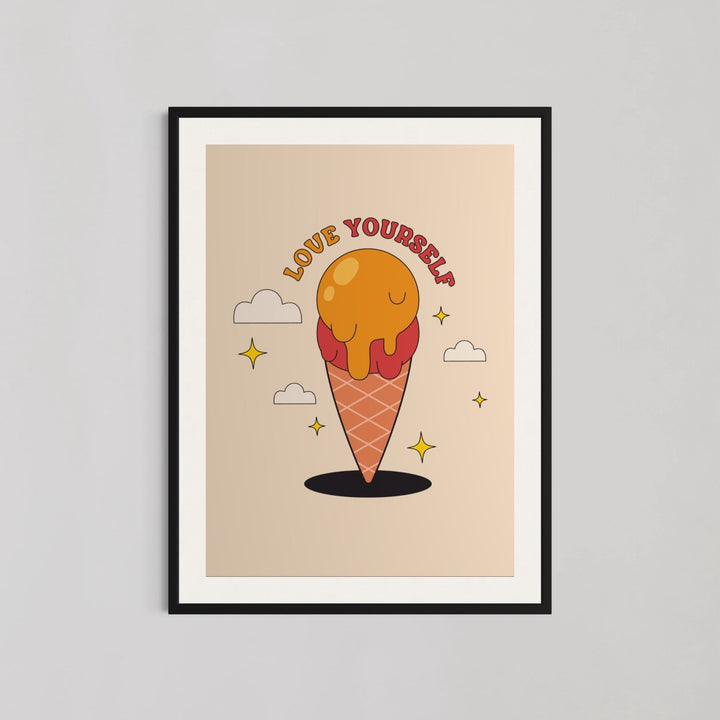 Love Your Self Cone Wall Art - Style My Wall