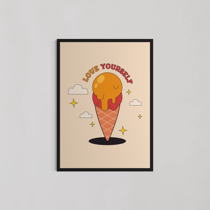 Love Your Self Cone Wall Art - Style My Wall