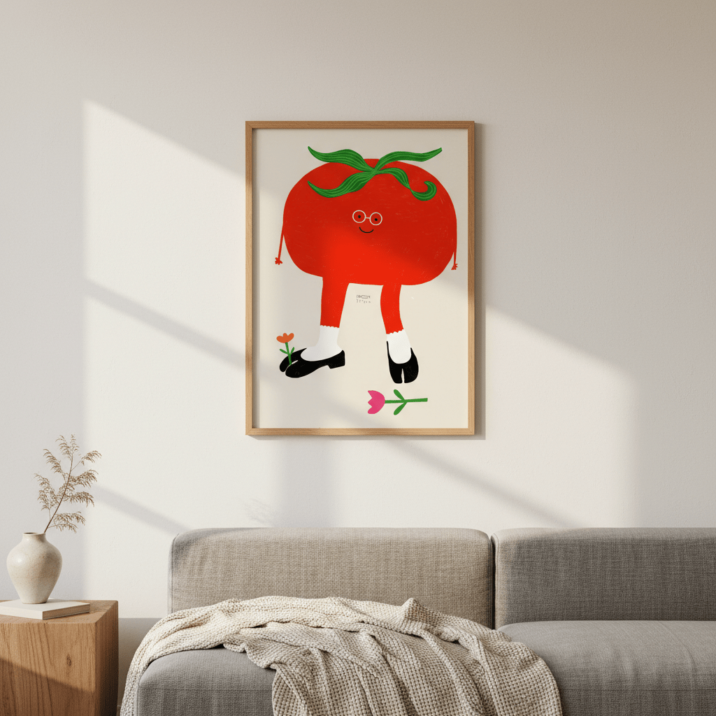 Lovely Tomato by Hayde Nizard wall - art - picture - poster