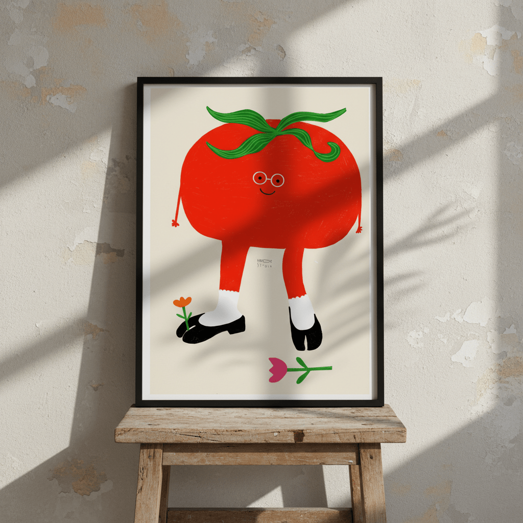 Lovely Tomato by Hayde Nizard wall - art - picture - poster