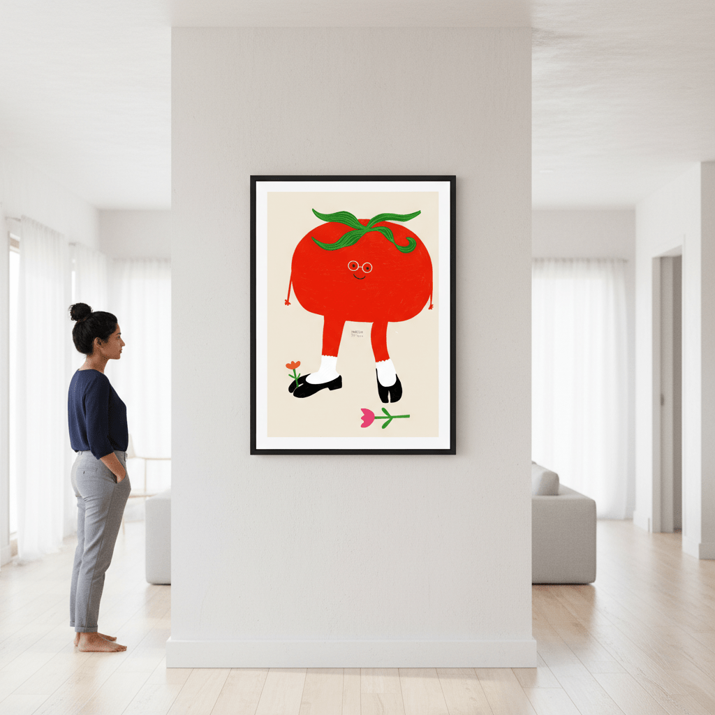 Lovely Tomato by Hayde Nizard wall - art - picture - poster