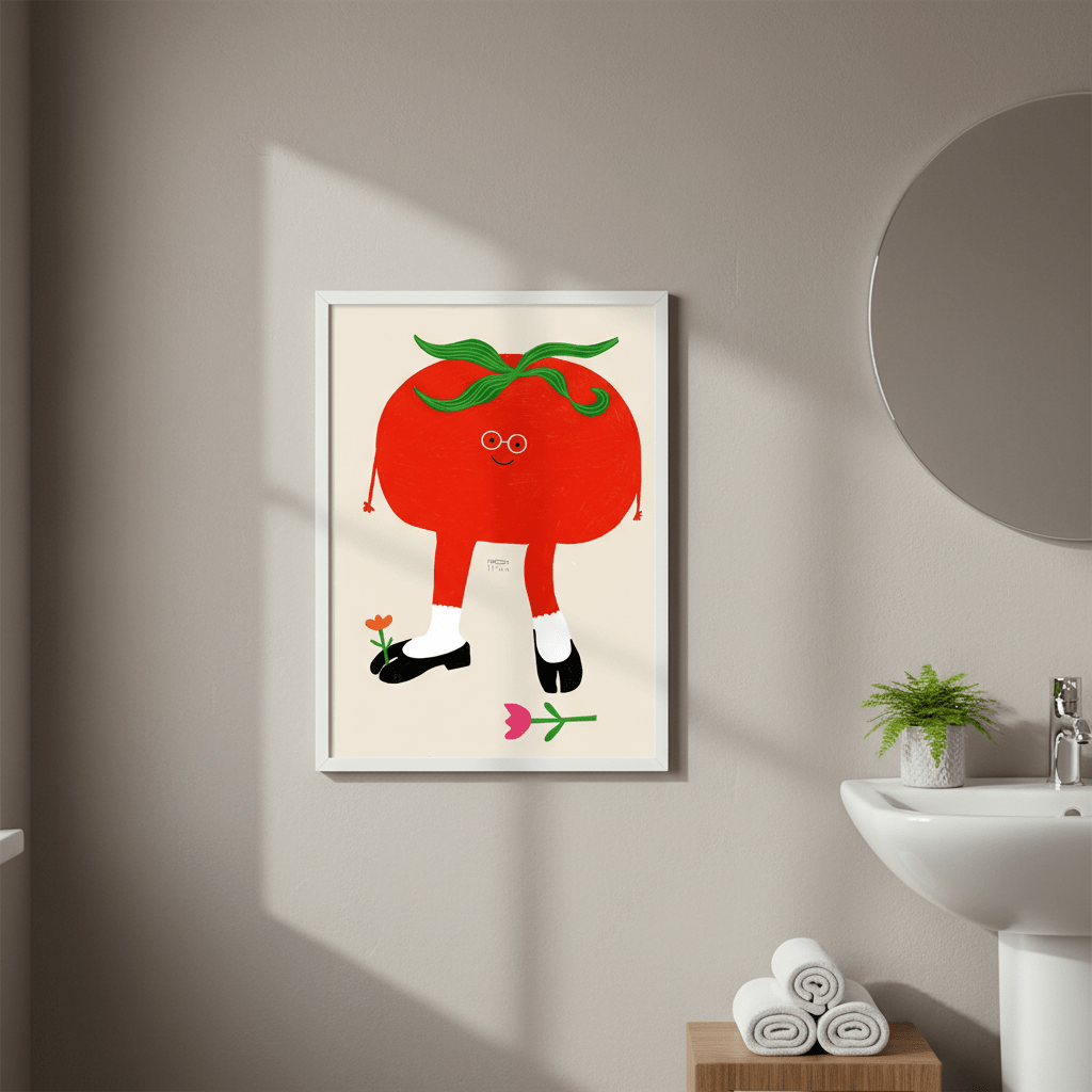 Lovely Tomato by Hayde Nizard wall - art - picture - poster