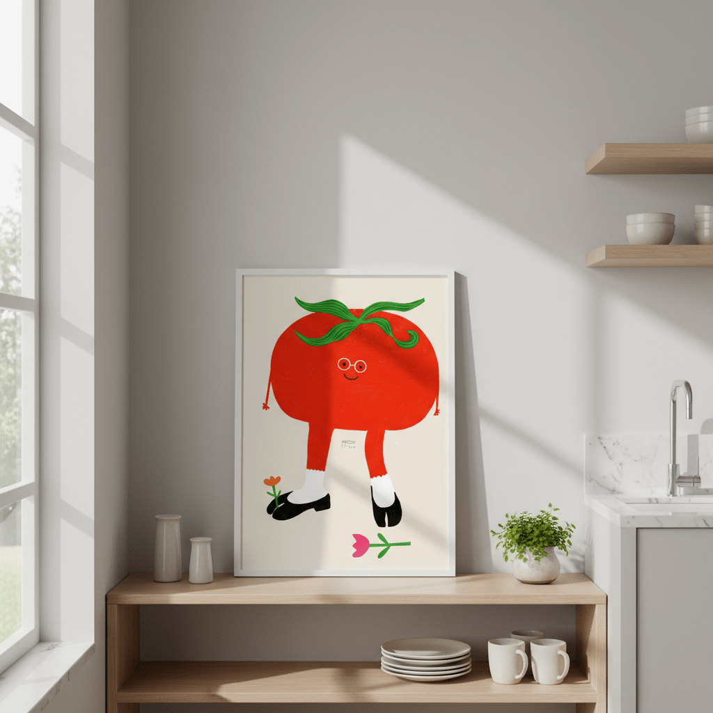 Lovely Tomato by Hayde Nizard wall - art - picture - poster
