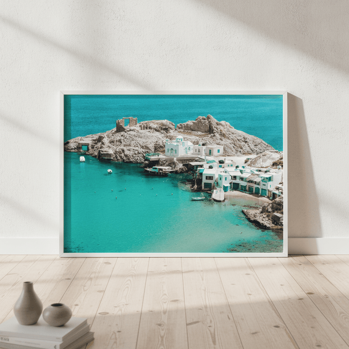 Lunchtime in Milos wall-art-picture-poster