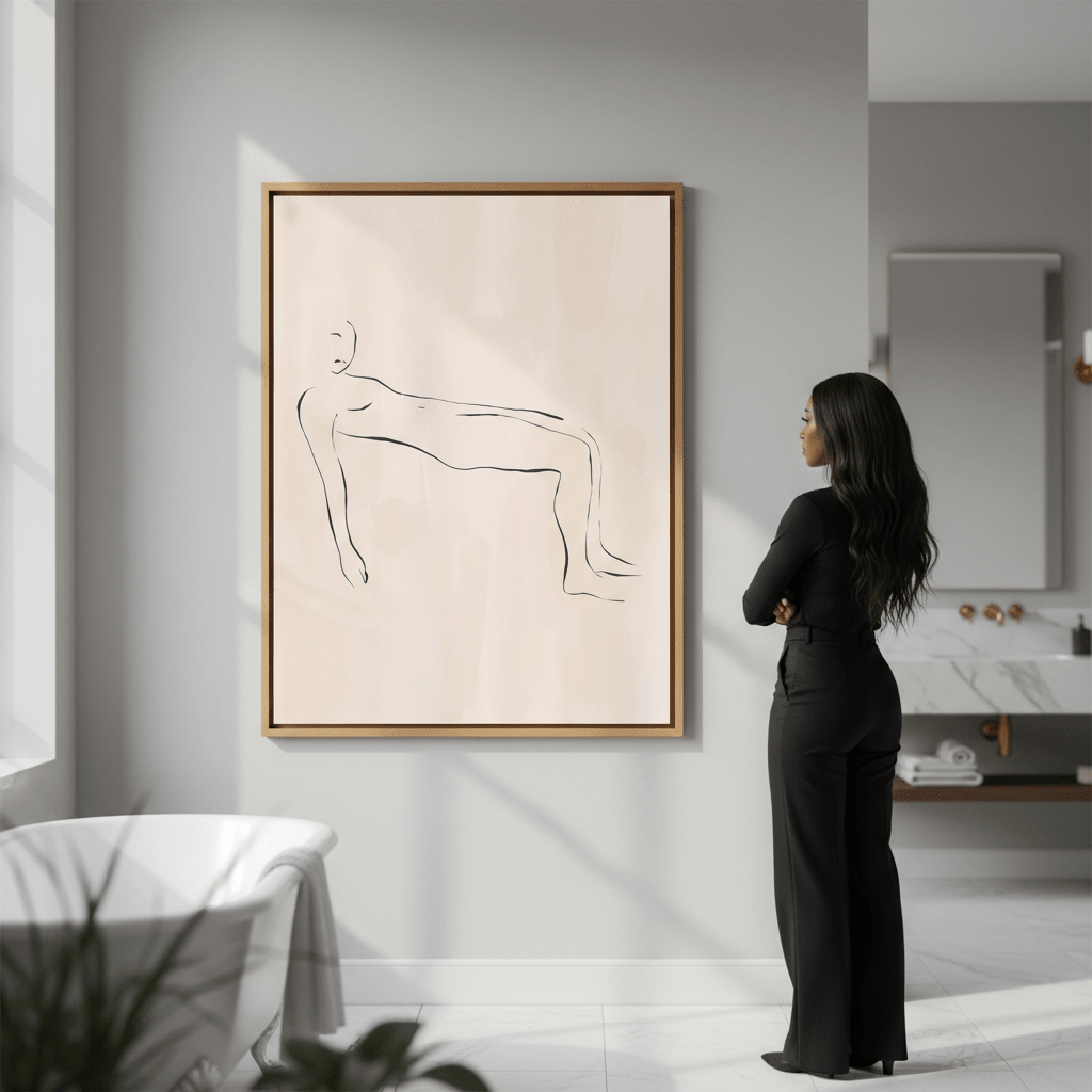 Lying Down by Ivy Green Illustrations wall - art - picture - poster