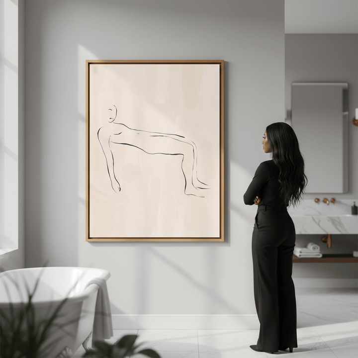 Lying Down by Ivy Green Illustrations wall - art - picture - poster