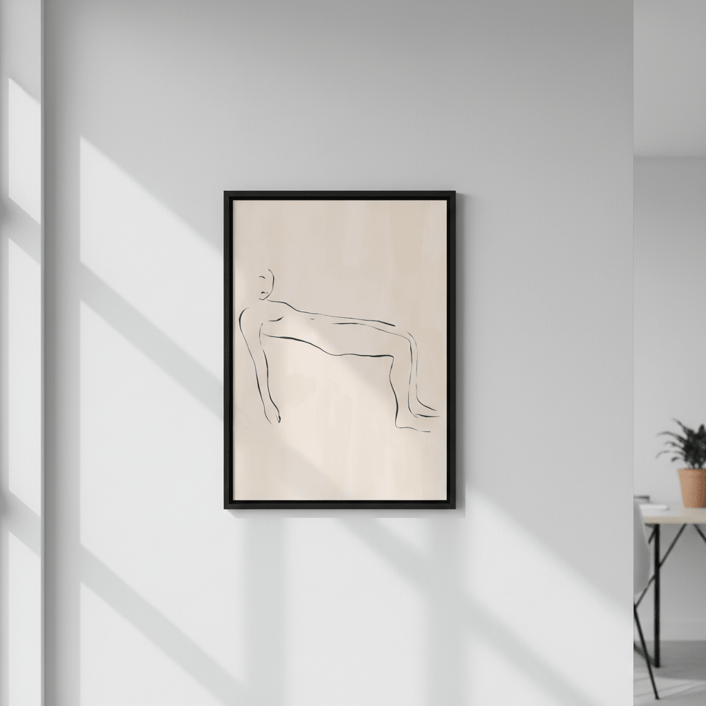 Lying Down by Ivy Green Illustrations wall - art - picture - poster
