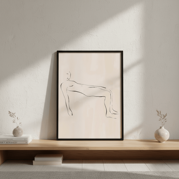 Lying Down by Ivy Green Illustrations wall - art - picture - poster