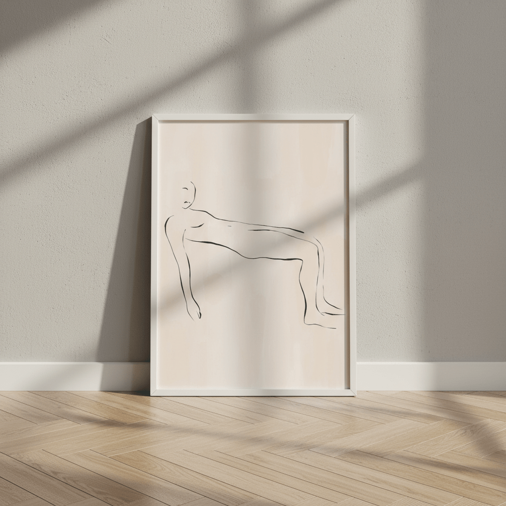 Lying Down by Ivy Green Illustrations wall - art - picture - poster