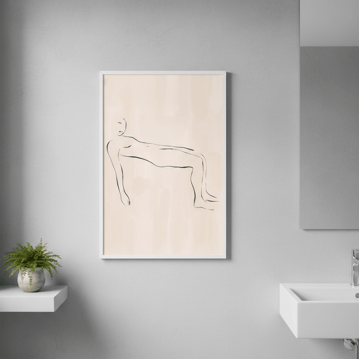 Lying Down by Ivy Green Illustrations wall - art - picture - poster