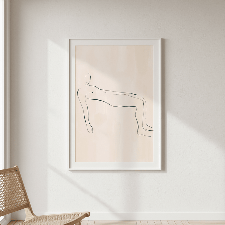 Lying Down by Ivy Green Illustrations wall - art - picture - poster