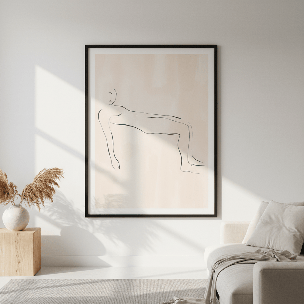 Lying Down by Ivy Green Illustrations wall - art - picture - poster