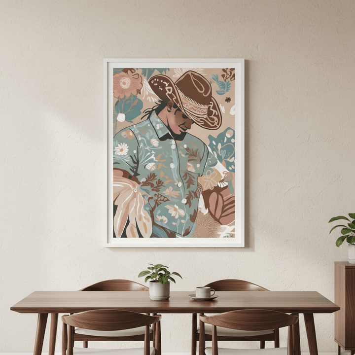 Madrid Cowboy by Inkheart Designs wall - art - picture - poster