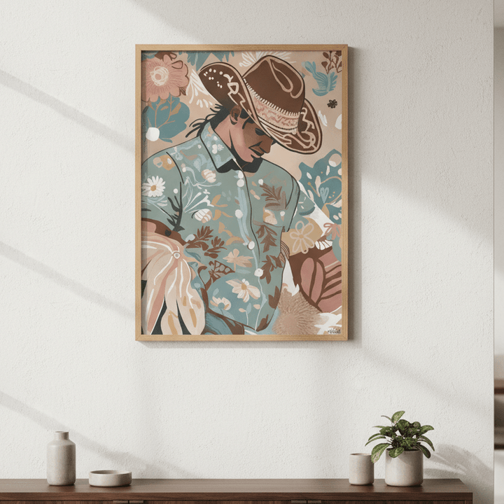 Madrid Cowboy by Inkheart Designs wall - art - picture - poster
