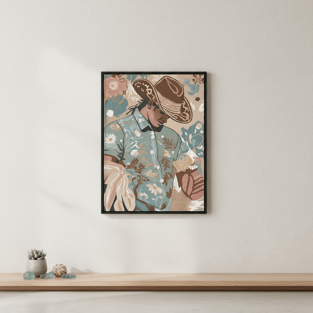 Madrid Cowboy by Inkheart Designs wall - art - picture - poster