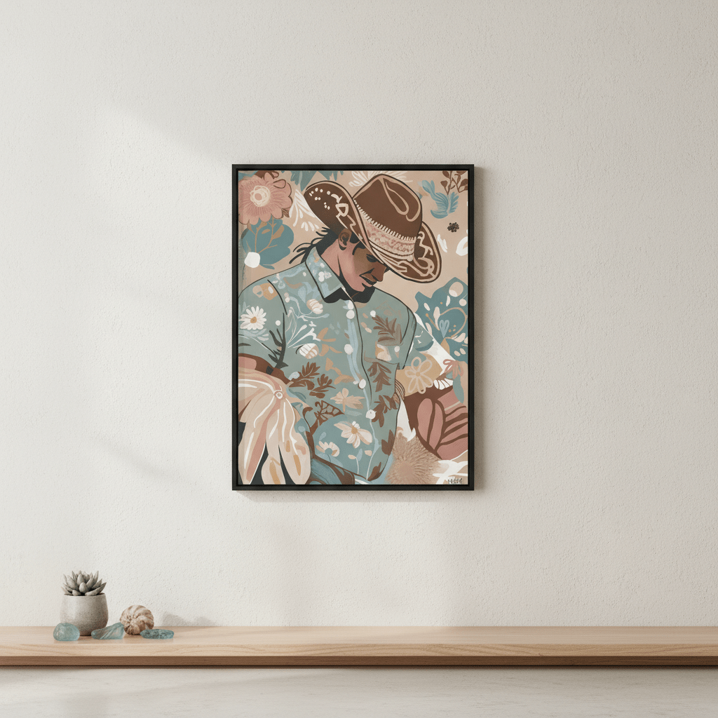 Madrid Cowboy by Inkheart Designs wall - art - picture - poster